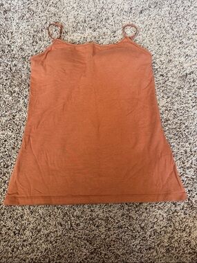 No Boundaries Rust Spaghetti Strap Cami